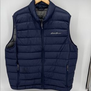 Eddie Bauer Men's Blue CirrusLite Quilted Vest Size 2XL